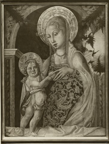 Anonimo — Urbani Ludovico - sec. XV - Madonna con Bambino — insieme